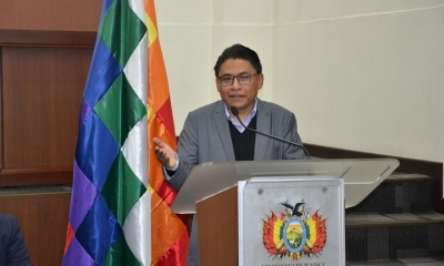 El ministro de Justicia y Transparencia Institucional, Iván Lima
