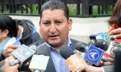 Ismael Fernández, secretario ejecutivo de la Confederación Nacional de Choferes de Bolivia/Foto.RRSS