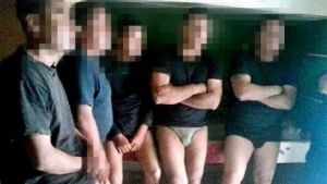 Hicieron la denuncia en ropa interior