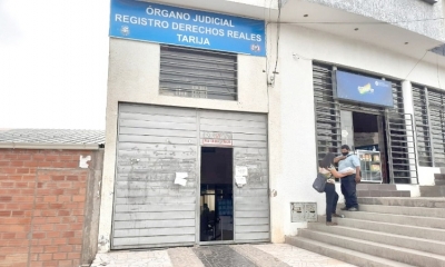 Anteriores oficinas de Derechos Reales en Tarija.