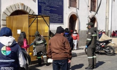 Ingreso la penal de San Pedro de La Paz.