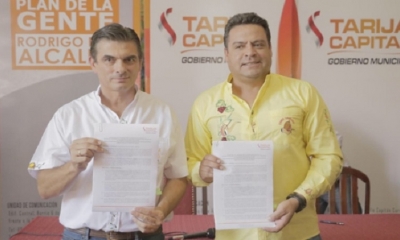 Alcaldes de Tarija y La Paz firmaron un acuerdo