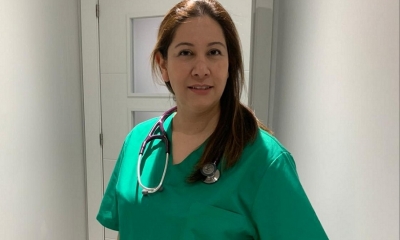 La doctora boliviana Isabel Loza Candia