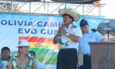 El presidente Evo Morales. 