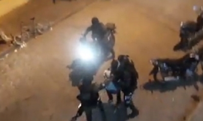 Se registraron enfrentamientos con la Policía/Foto. Captura de pantalla
