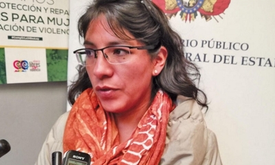 La fiscala departamental, Roxana Choque