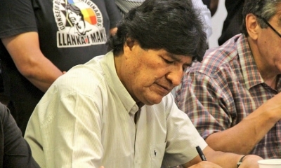 Foto: Facebook de Evo Morales