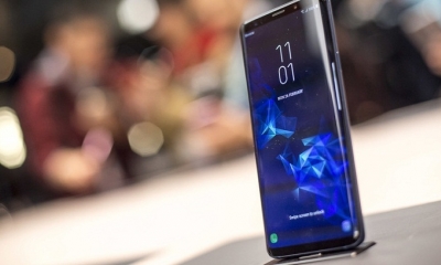 Un Samsung Galaxy S9.