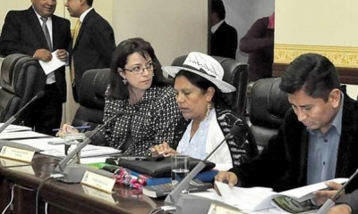 Sesión en el Concejo Municipal.