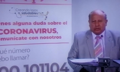 El jefe Nacional de la Unidad de Epidemiología del Ministerio de Salud, Virgilio Prieto.