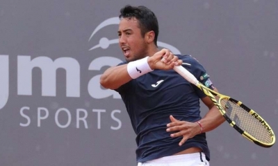 Hugo Dellien quedó a medio camino en Perú.