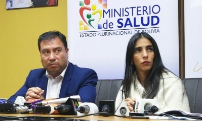 Gabriela Montaño y Rodolfo Rocabado/Foto: RRSS