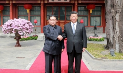 Kim Jong-un y Xi Jinping. Foto tomada de internet.