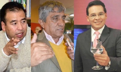 Andrés Gómez, Iván Arias y Gonzalo Rivera/Foto. Kandire