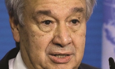 Secretario general de la ONU, Antonio Guterres.