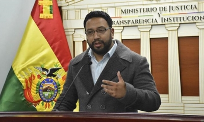 El Viceministro de Transparencia y Lucha contra la Corrupción, Diego Jiménez. | APG