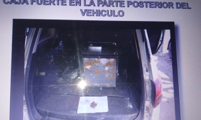 La caja fuerte robada fue recuperada por la Policía Boliviana