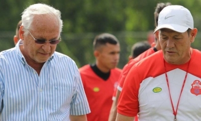 Mauricio Soria junto al Presidente de Guabirá Rafael Paz.