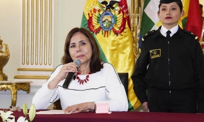 La canciller boliviana, Karen Longaric. | Foto archivo | ABI