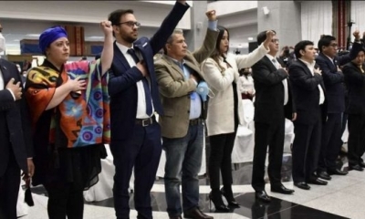 El gabinete del presidente Luis Arce, este lunes se sabrá quienes son ratificados / Archivo RED UNO