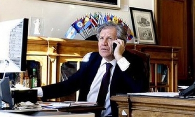 Luis Almagro, Secretario General de la OEA. Foto: PC (Periodistas por el Cambio)