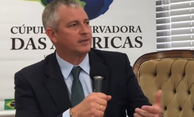 Branko Marinkovic, en una entrevista de TV en Brasil/Foto. Kandire