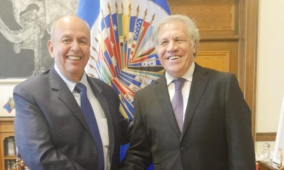 El ministro Arturo Murillo y el secretario general de la OEA, Luis Almagro. | Luis Almagro