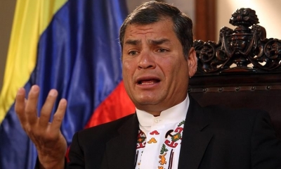 El expresidente de Ecuador Rafael Correa