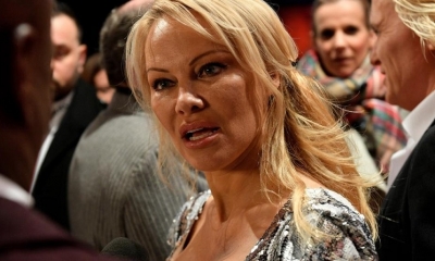 La actriz Pamela Anderson, durante un evento (Sascha Steinbach / EFE)