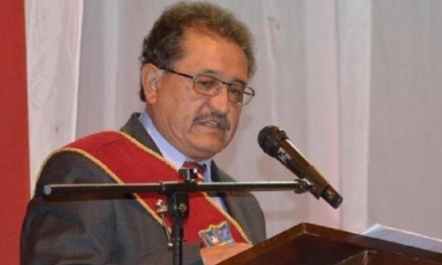 El alcalde de Oruro, Édgar Bazán