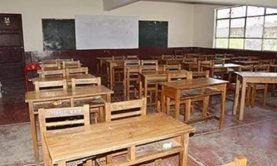 Un aula en la ciudad de Oruro. / La Patria