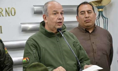 El ministro de Gobierno, Arturo Murillo