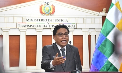 El ministro de Justicia, Iván Lima
