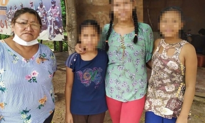Las tres hijas de la enfermera de Roboré que falleció por coronavirus en Santa Cruz