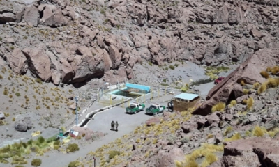 Sección de las aguas del Silala, en Potosí.