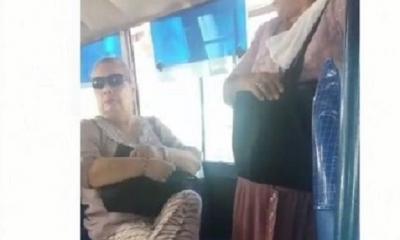 Captura de Pantalla. momento del acto de racismo. Foto: Kandire