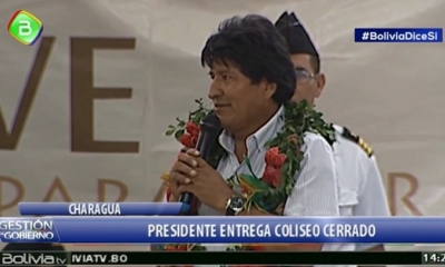 El presidente Evo Morales