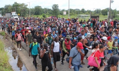 Caravana de migrantes en México. | EFE