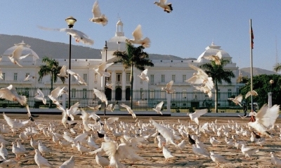 El palacio presidencial en Puerto Príncipe, Haití