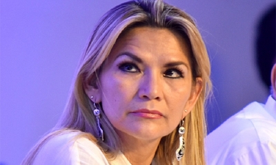 Jeanine Áñez durante su mandato en el Gobierno. ARCHIVO