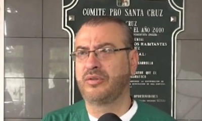 Rómulo Calvo. Foto: Captura/Comité pro Santa Cruz.