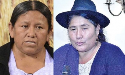 Nemesia Achacollo y Segundina Flores/Foto. Kandire