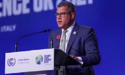 Alok Sharma, presidente de la COP26