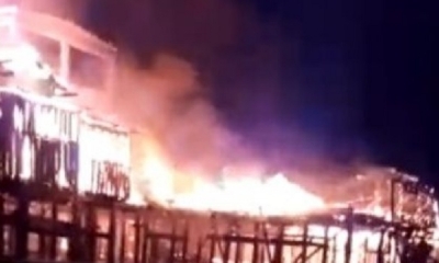 La tragedia arrasó con el 40% de las viviendas/Foto. RRSS