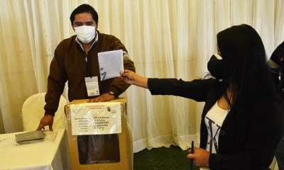 Luego, el simulacro de votación que ocurrió en la semana. | Hernán Andia