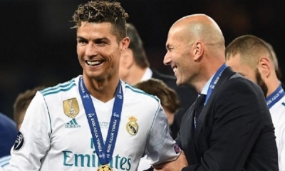 CR7 y Zidane/Foto. RRSS