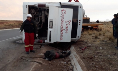 Los heridos fueron llevados a hospitales de Oruro/Foto. RRSS