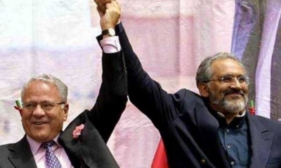 Foto / Archivo: Goni y el ex presidente, Carlos Mesa