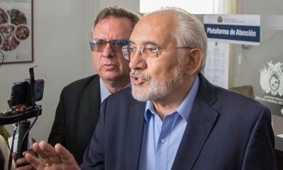 El expresidente y candidato de CC, Carlos Mesa. APG