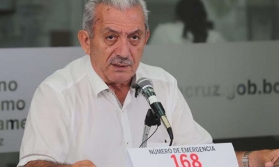 El secretario de Salud de la Gobernación de Santa Cruz, Óscar Urenda. 